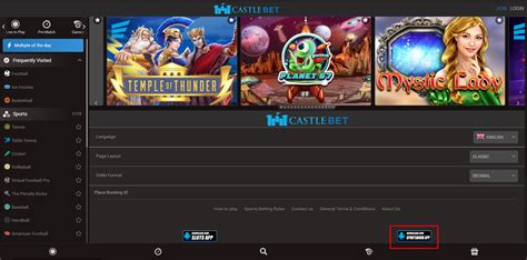 Castlebet Zambia app download .